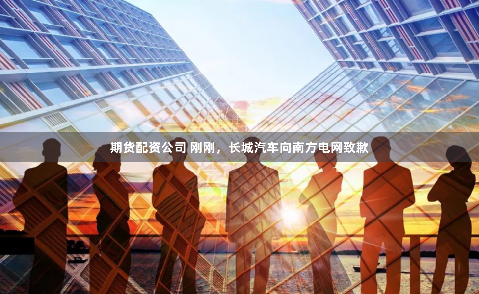 期货配资公司 刚刚，长城汽车向南方电网致歉